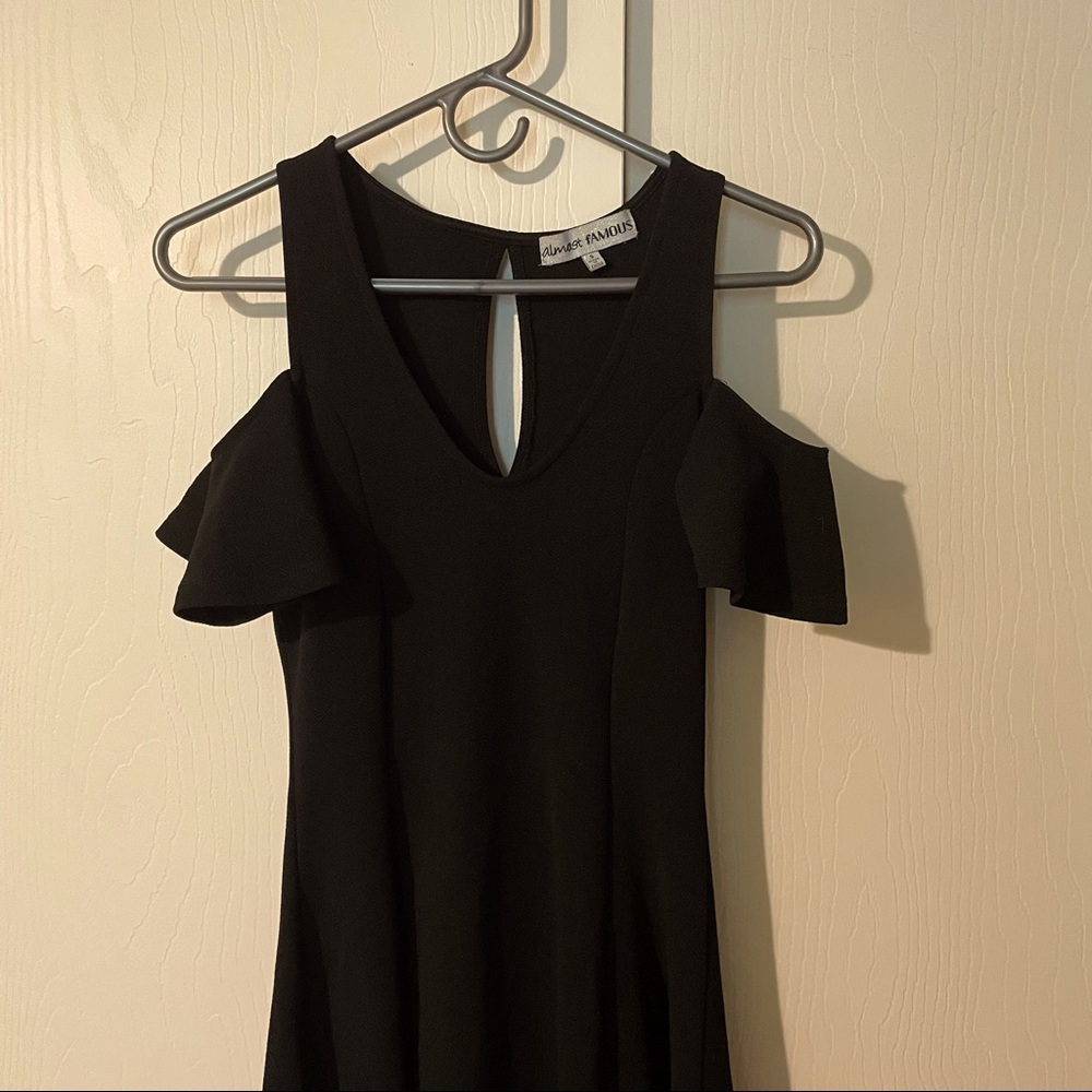 Cold shoulder dress